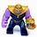 LEGO Thanos Minifigure with Gauntlet