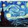 La Noche Estrellada De Van Gogh Dibujo