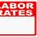 Labor Rate Sign