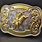 Large Cowboy Belt Buckle