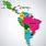 Latin America in World Map