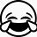 Laughing Emoji Silhouette