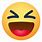 Laughing Face Emoji Text