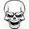Laughing Skull Clip Art