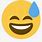 Laughing Sweat Emoji