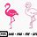 Lawn Flamingo SVG