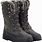 Leather Winter Boots Women