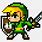 Legend of Zelda Link Pixel Art