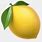 Lemon Emoji Apple