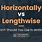 Lengthwise vs Widthwise