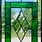 Light Green Stained Glass