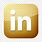 LinkedIn Gold Icon