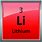 Lithium Atomic Symbol