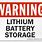 Lithium Battery Signage