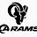 Los Angeles Rams Logo Stencil