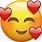 Love Heart Face Emoji