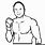 MMA Randy Couture Drawings