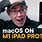 Macos On iPad Pro M1