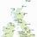Major UK Airports Map