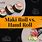 Maki vs Hand Roll Sushi