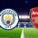 Man City vs Arsenal Logo