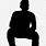 Man Sitting Silhouette Clip Art
