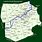 Map of Luzerne County PA