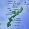 Map of Okinawa Islands