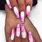 Marble Coffin Long Nails