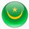 Mauritania Flag Round