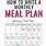 Meal Plan for Month