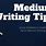 Medium Writing