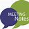 Meeting Notes Icon