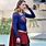 Melissa Benoist Filming Supergirl