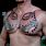 Men's Tribal Chest Tattoos