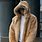 Mens Faux Fur Coat