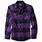 Mens Purple Flannel Shirt