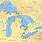 Michigan Great Lakes Map