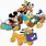Mickey Donald Goofy and Pluto