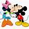 Mickey Minnie Kissing Clip Art