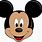 Mickey Mouse Cara PNG