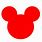 Mickey Mouse Ears Icon