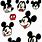 Mickey Mouse Face Expressions