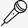Microphone Outline PNG