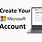 Microsoft Account New! Create Account