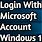 Microsoft Account Sign Up Windows 10