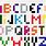 Minecraft Alphabet Pixel Art