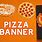 Minecraft Pizza Banner