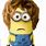 Minion with Curly Hair
