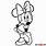 Minnie Mouse Line Drawing